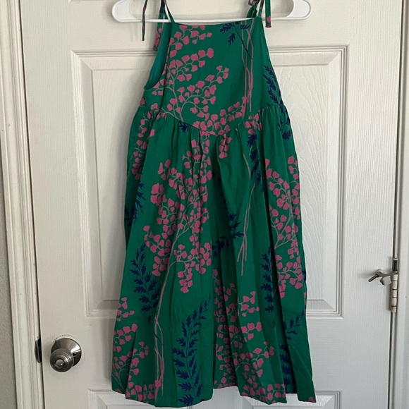 Pink Chicken Other - Pink Chicken Green Dress with Pink Floral Design